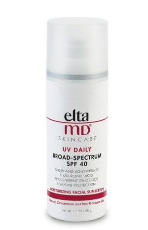 photo of EltaMD SPF 40 clear sunscreen for face